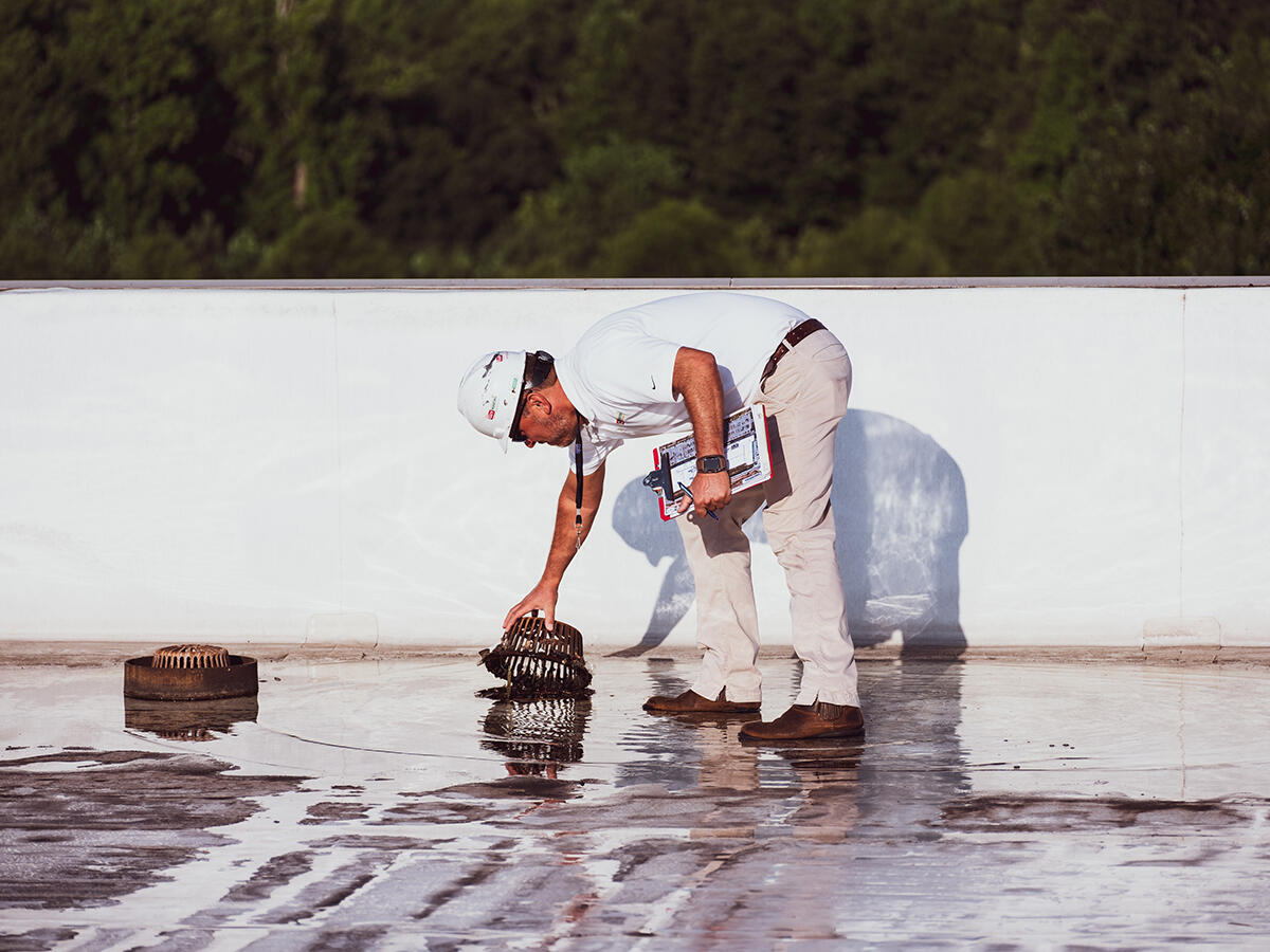 Commercial Roof Leak Damage Repair Tampa